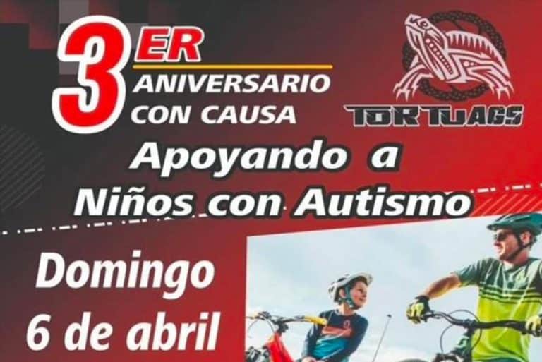3er Aniversario Tortuags – Rodando con causa apoyando a los niños con autismo