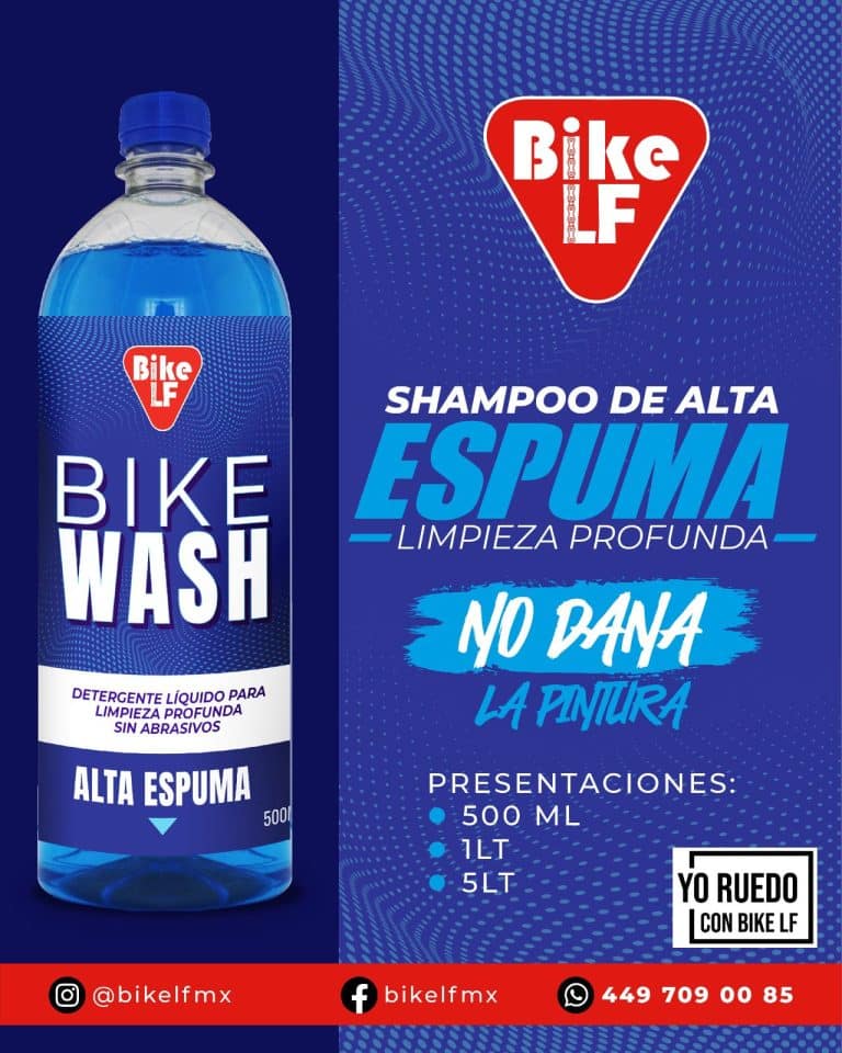 Bike Wash - Shampoo de Alta Espuma para una Limpieza Profunda - Bike LF