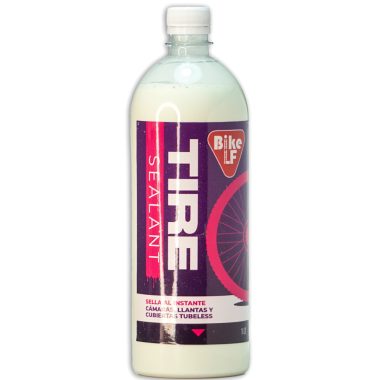 Tire Sealant 1lt - Líquido Sellador instantáneo para llantas tubeless y cámaras de aire BIKE LF