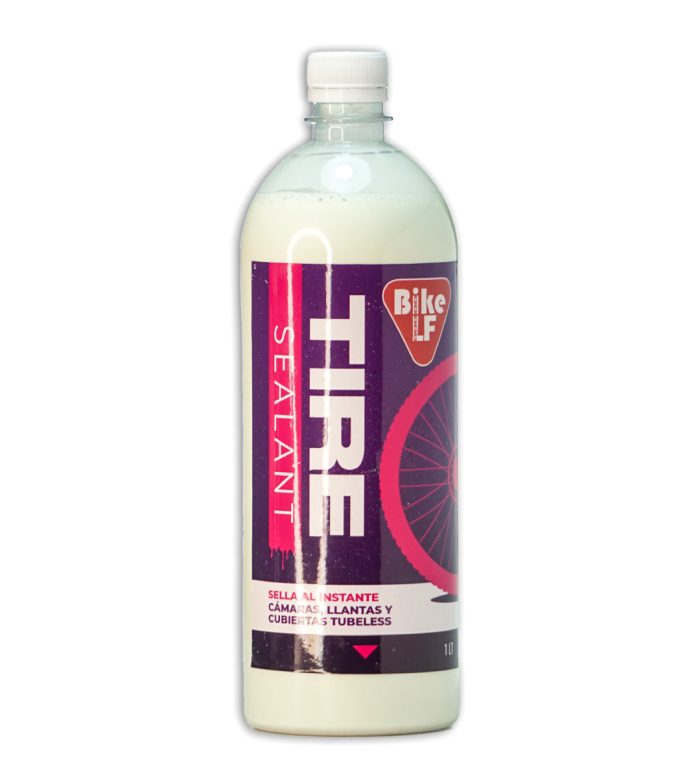 Tire Sealant 1lt - Líquido Sellador instantáneo para llantas tubeless y cámaras de aire BIKE LF